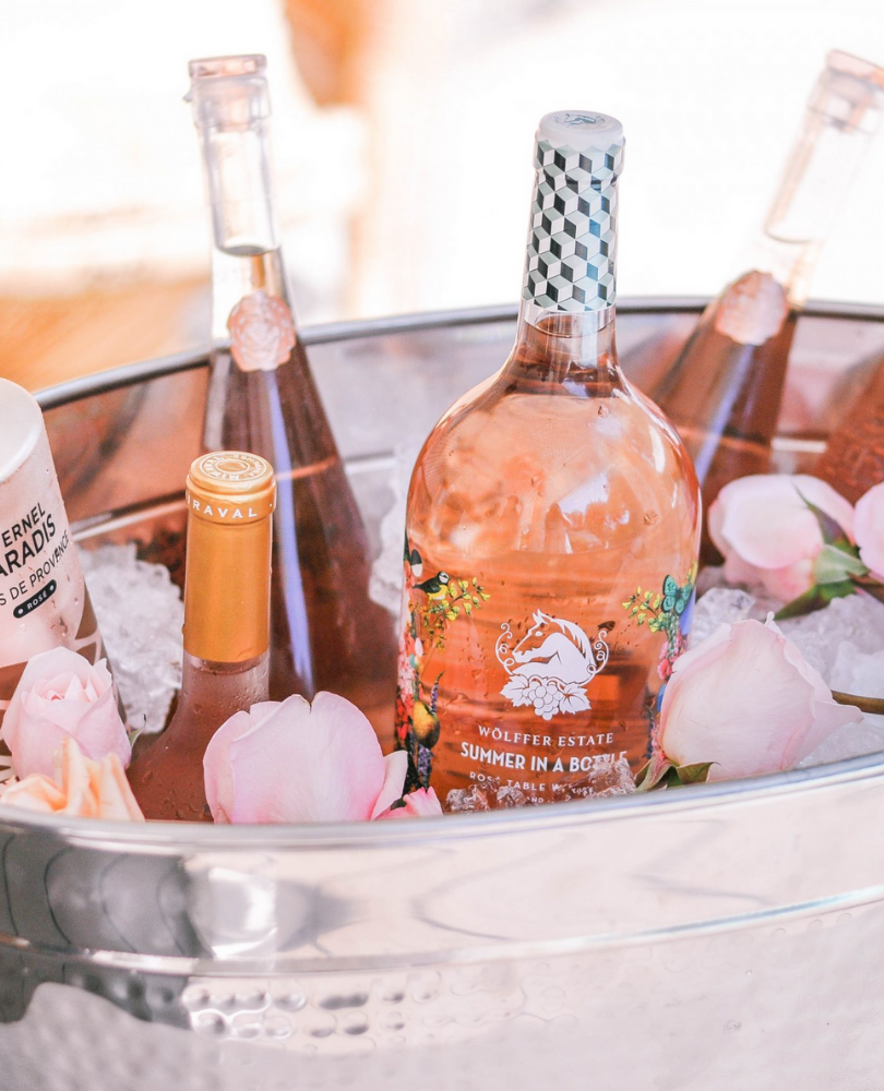 rosé themed get together