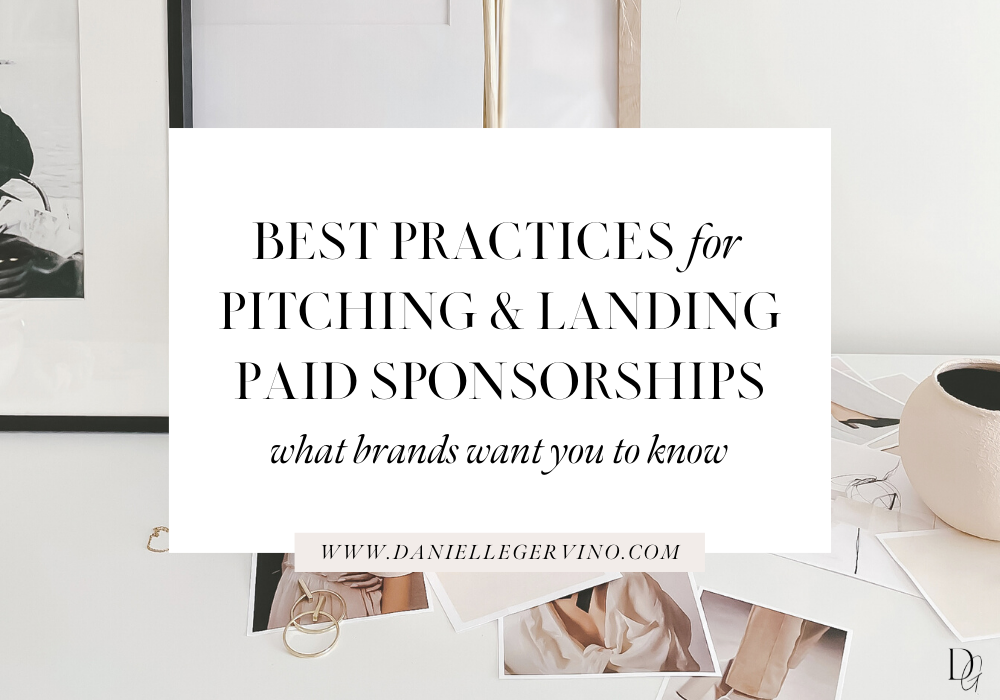 Pitching & Landing Paid Sponsorships