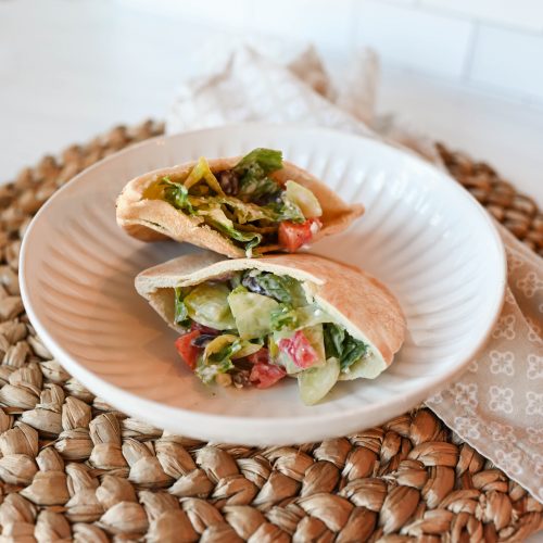 Greek Salad Pitas