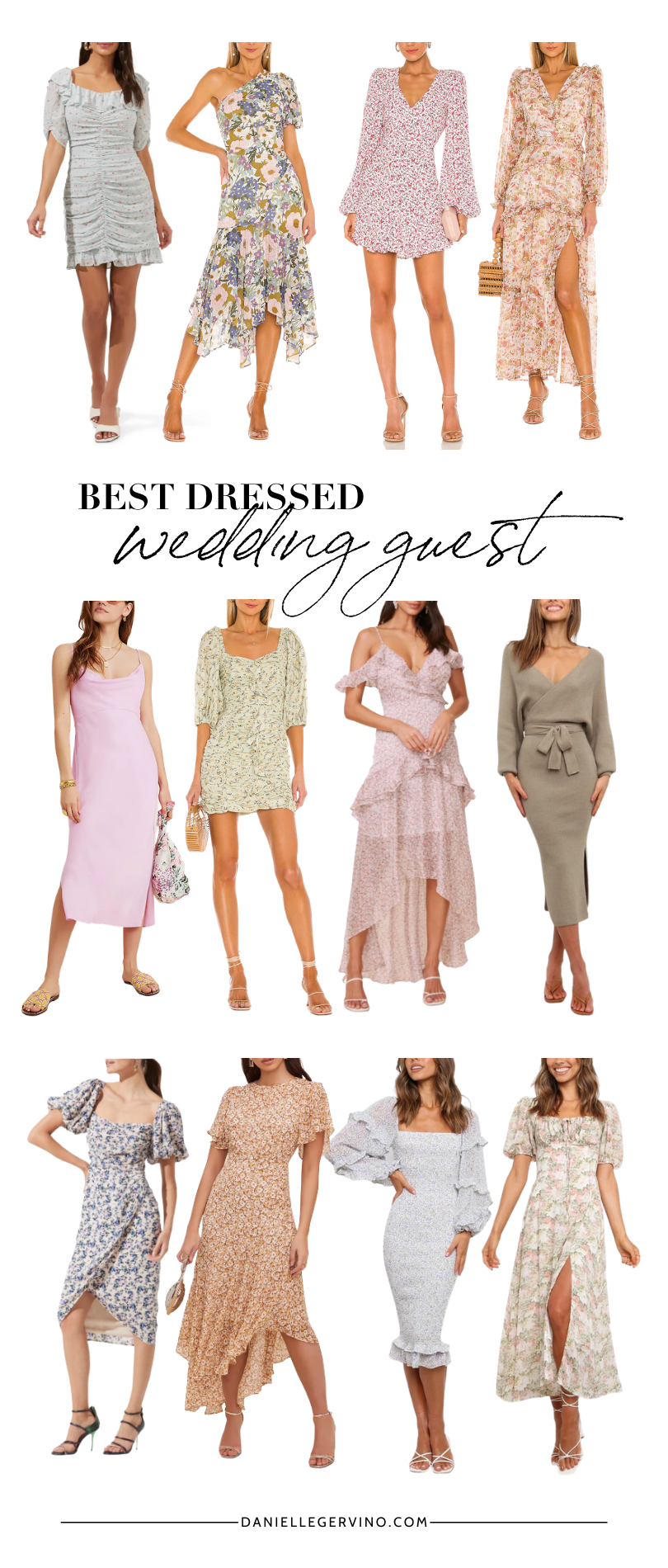 Spring wedding guest