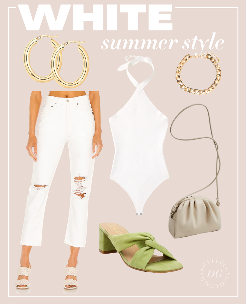 All White Summer Outfit