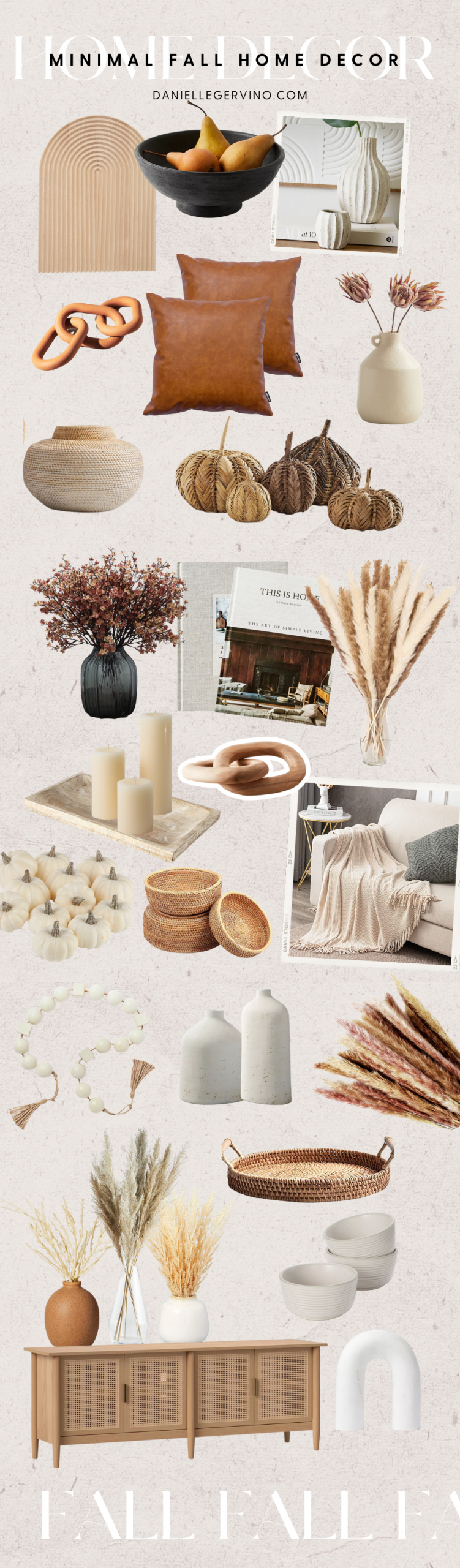 Minimal Fall Home Decor
