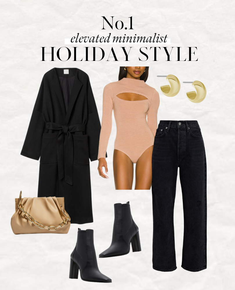 Winter jeans outfit