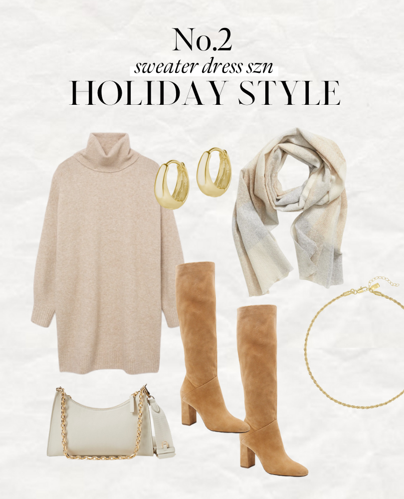 Sweater dress outfit