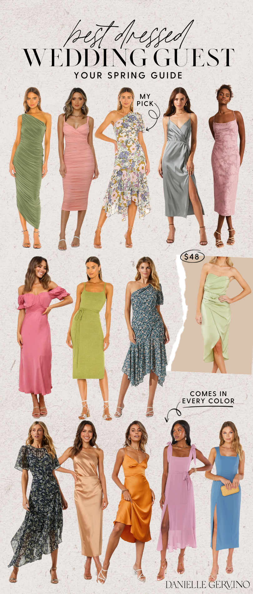 Spring 2022 Wedding Guest Dresses