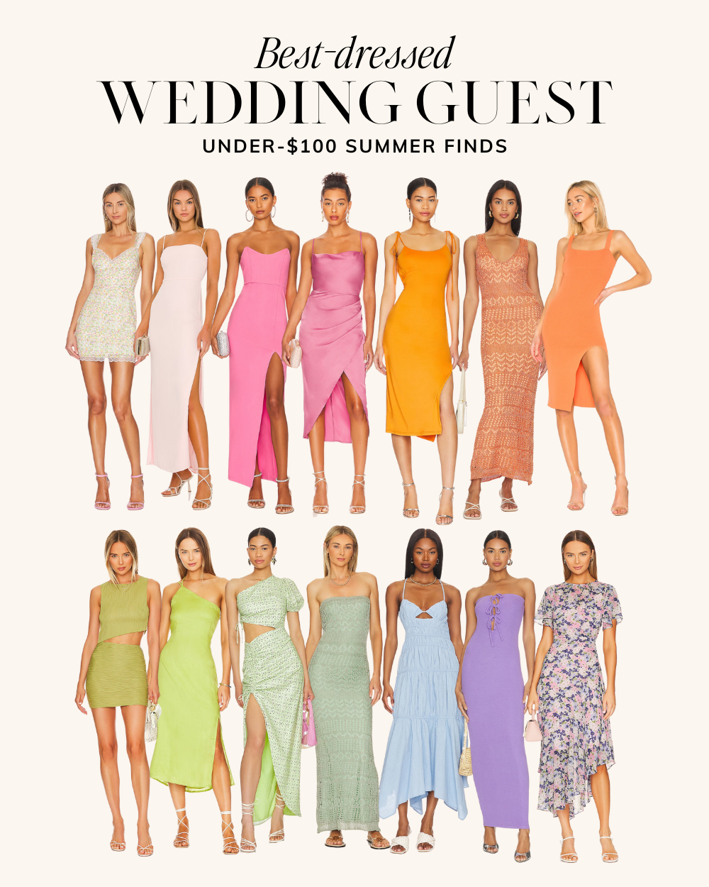 Summer Wedding Guest Dresses Under $100