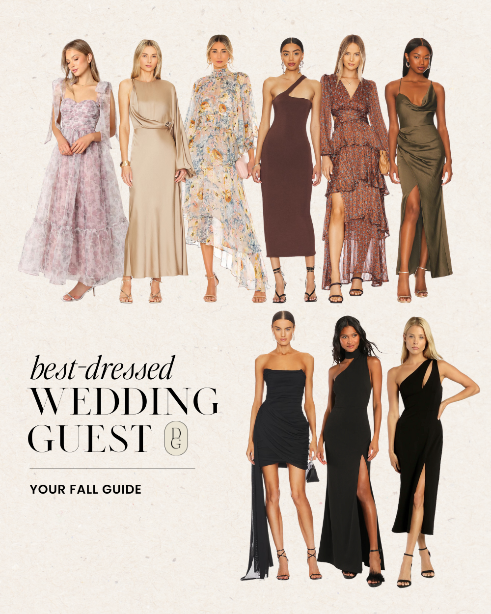 Fall 2023 Wedding Guest Dresses